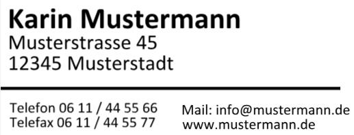 Stempel Adresse modern gro Umzug Einzug Eröffnung
